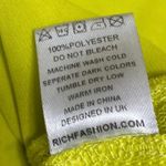 Rich Fashion Women's Yellow Lace Sleeveless Cami Camisole Slip Tank Top Size 4 Photo 3