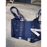 Victoria's Secret  Dream Angels Bejeweled Embroidered Corset Boned Bra Top Xs NWT Photo 5