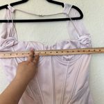 House Of CB House‎ of CB  ISRA CRYSTAL SATIN CORSET MINI DRESS  NWOT size M Photo 10