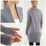 Lululemon Gray Transformation Wrap Open Front Cardigan Sweater 6 Photo 3