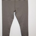 Scorpio Sol  Striped Workout Athletic Full Length High Waist Leggings Medium Photo 2