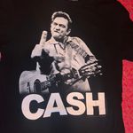 Johnny Cash Western Graphic Tshirt Black Size M Photo 2