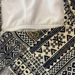 Jantzen Geometric Print Tankini black cream women sz 14 Photo 2