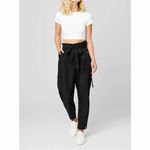 BLANK NYC  Nylon Paper Bag Cargo Pants Black Size‎ 31 Ankle Photo 2