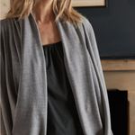 Garnet Hill  Soft Gray Eco Merino Wool Convertible Cardigan Medium Photo 1