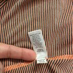 Athleta  Striped Athletic Long Sleeve Top Orange Grey Stripes XS Photo 14