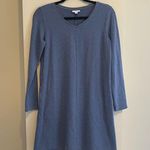 J.Jill Pure Jill Blue Long Sleeve Tunic Dress with Pockets Size Extra Small Photo 1