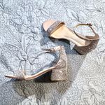 Betsey Johnson  Mari Rhinestone Block Heel Sandals – Size 9W🧡 Photo 11