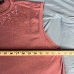 Erika Pink Floral Embroidered Sleeveless Knit Tank Top Plus Size 3X Woman Grannycore Photo 2