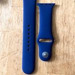 Apple Navy Blue Silicone  Watch Band Photo 0