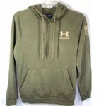 Under Armour mens Long Sleeve Freedom Graphic Pullover Hoodie Green Size S Photo 0