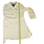 London Fog Trench Coat Butter Yellow Belted Pockets Lined Photo 6