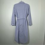 Abercrombie & Fitch Long Sleeve Blue & White Striped Shirt Dress Size M Photo 1