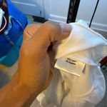 Peter Millar Nwt  White Short Sleeve Peplum Tee Photo 3