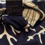 MT COLLECTION Dark Navy Blue Nautical Print Maxi Dress Size Small Photo 10