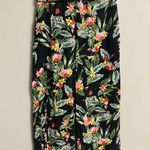 Charter Club  Luxury Linen Cotton Blend Pants Size Medium Tie Belt Tropical Wide Photo 0