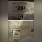 Pistola  Nova High-rise Distressed Cut-off Stretch Jean Shorts In White 29 Photo 2