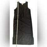 John Paul Richard 100% Linen Black Sleeveless Maxi Dress Size M‎ Size M Photo 5