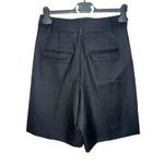Banana Republic Lido Italian Wool Bermuda Short 2 Black Pleated #580404-01 New Photo 5