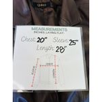 Quince 100% Leather Blazer Brown Women's SIZE L 100% AUTHENTIC Size L Photo 3