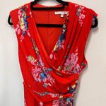 Julia Jordan faux wrap floral midi dress with belt size 8 Photo 2