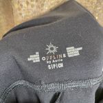 Aerie OFFLINE Black OG Foldover High Waisted Super Flare Leggings, S NWOT Photo 4