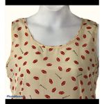 Red Hot Lips "PASSION" Cami Sleeveless Blouse – XL – Whimsical & Feminine Photo 3