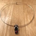 Flip Flop Pendant Charm on 16" Choker Never Worn Photo 0