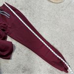 FIGS Women’s High Waisted Zamora Jogger Scrub Pants Pull On in Burgundy ST Photo 13