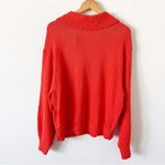 Anthropologie Maeve V-Neck Polo Sweater in Orange Photo 8