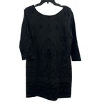 Desigual  Black Shift Dress Embroidered and Beading Detail US 2 / EU 36 New Photo 6