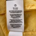 7 For All Mankind  Women's Yellow Eyelet Cropped 100% Cotton Tank Size L Photo 4