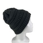 NWOT Women's Grey Satin lined Beenie Gray Photo 6