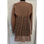 Simply Noelle Rust Open Knit Sweater Boat Neck Long Sleeve Size S/M (8-10) Photo 2