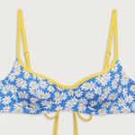 Cola Underwire Balconette Bikini Top Blue Size XXL Photo 2