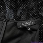 Eloquii NEW black Strong Shoulder Velvet Jumpsuit glitter , 16 Photo 12