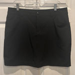 Eddie Bauer Women's High-Rise Skort Skirt Black Size 12 Pockets Stretch Photo 0