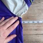 Nike Vintage Unisex  nylon windbreaker purple & white‎ lined XL black label Photo 1