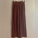 Abercrombie & Fitch  Brown Ribbed Wide-Leg Comfy Sweat Pants Photo 2
