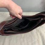 Etienne Aigner 🤎  Brown Leather & Canvas Shoulder Bag | Classic Buckle Hobo Photo 6