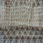 NEW WITH TAGS NWT Gina USA Vintage Butter Yellow / Gold beaded lace crochet top Size L Photo 3