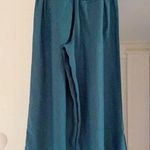 Athleta Playa Linen Wide Crop Pant in Borealis Green Size 0 Retail $89 Photo 7