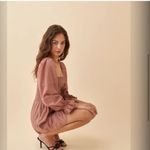 Reformation  Dusty Pink Smocked Dress 0 Photo 2