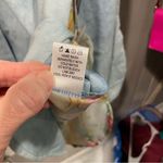 Beautiful NWT Aratta Silent Journey chambray floral gold embroidery boho shirt Pink Photo 12