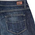 Paige  Jimmy Jimmy Dark Wash‎ Short Cuffed Denim Jean Shorts Size 25 Photo 3