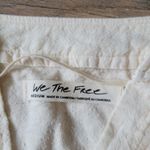 We The Free  Yellow Button Up Top Size Medium Photo 6