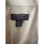 Classiques Entier Vintage Women's Beige Trench Coat, Collared, Size Large Photo 3