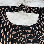 Ark & Co. . | Taj Mahal Blouse Keyhole Graphic | Black/Tan | Womens | M Photo 1