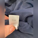 Garnet Hill Garnett Hill Ditsy Floral Drop Waist Shift Dress 12 Button Up Long Sleeve blue Photo 8