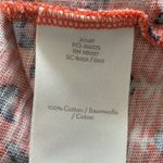 Boden Phoebe Jersey Tulip Dress Short Sleeve Pullover Floral Orange Navy Size 8L Photo 11